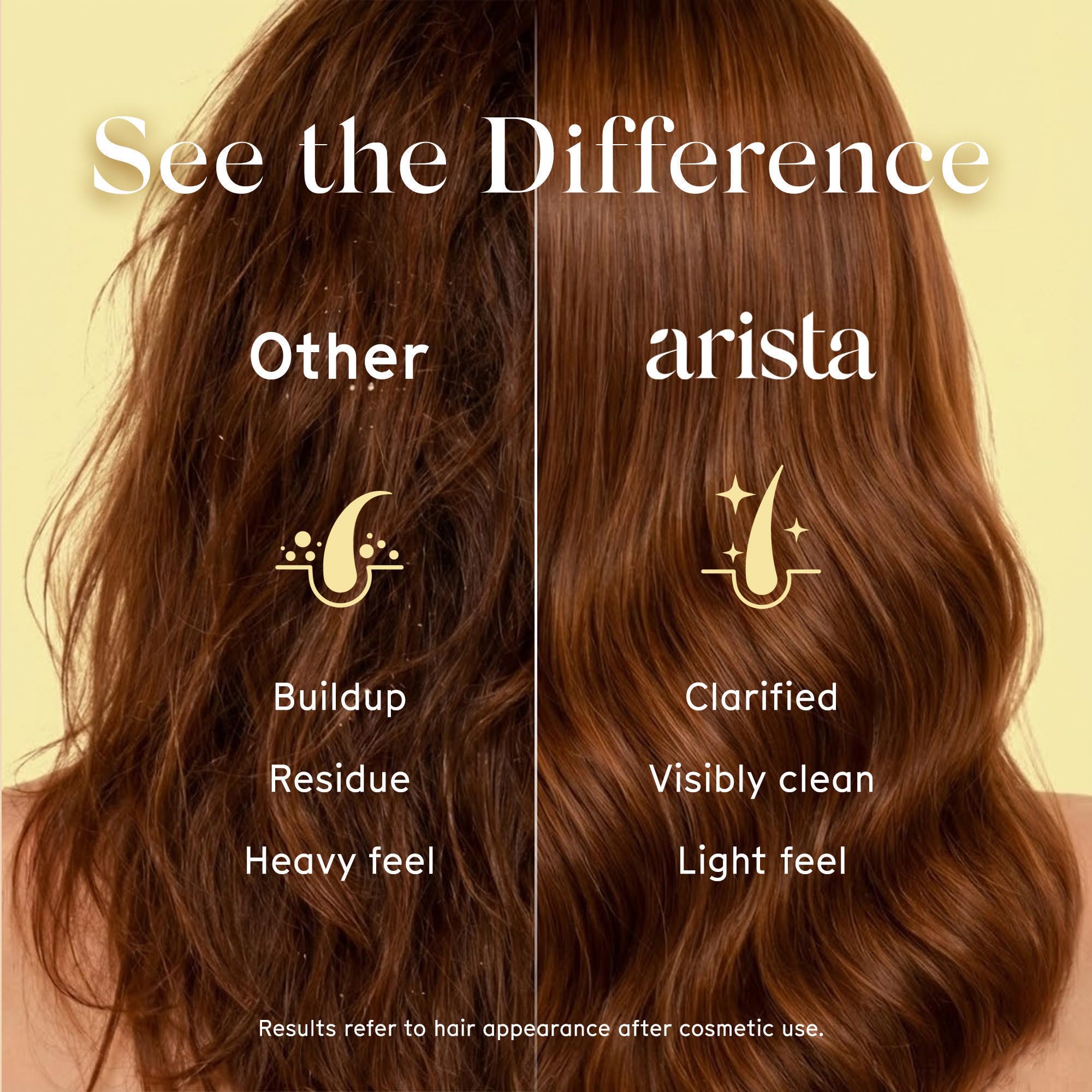 Arista bar lathered in hand creating rich foam for effective cleansing