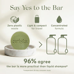 Arista ayurveda bar in minimal recyclable wrap highlighting zero-waste benefit