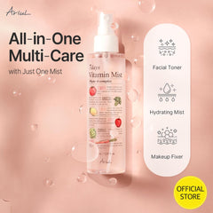 Ariul spray nozzle producing fine mist for even hydration benefit