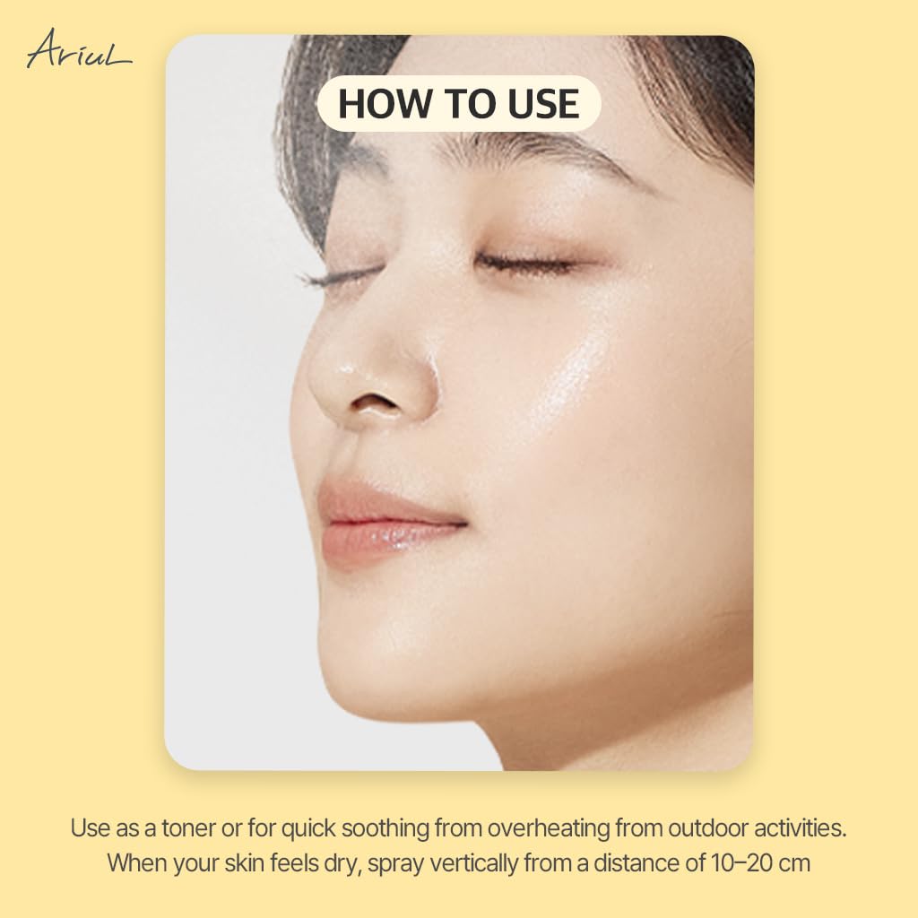 Ariul mist over finished makeup for setting and refreshing benefit
