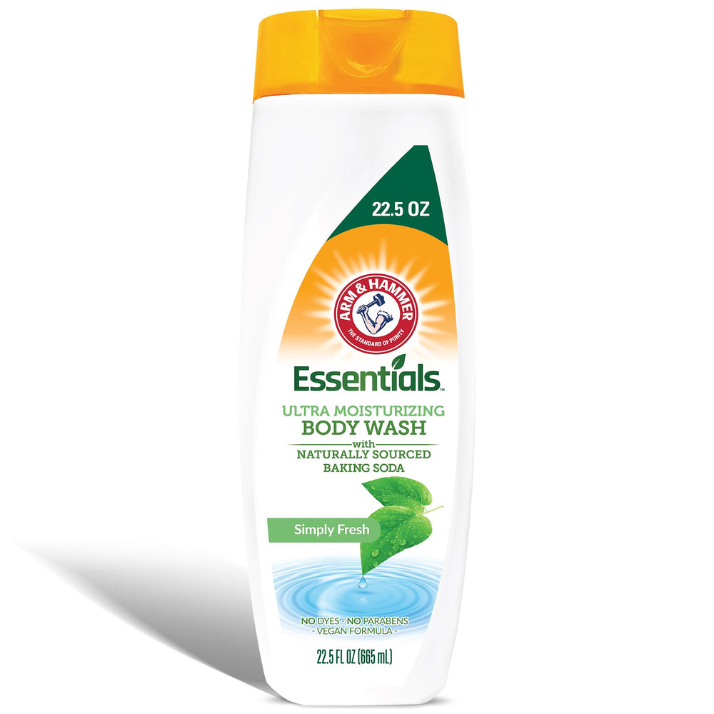 Arm & Hammer front bottle showing label and convenient pump for easy use
