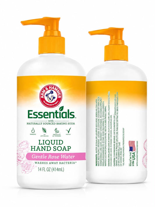 Arm & Hammer front bottle showing label and 12 fl oz size, easy placement
