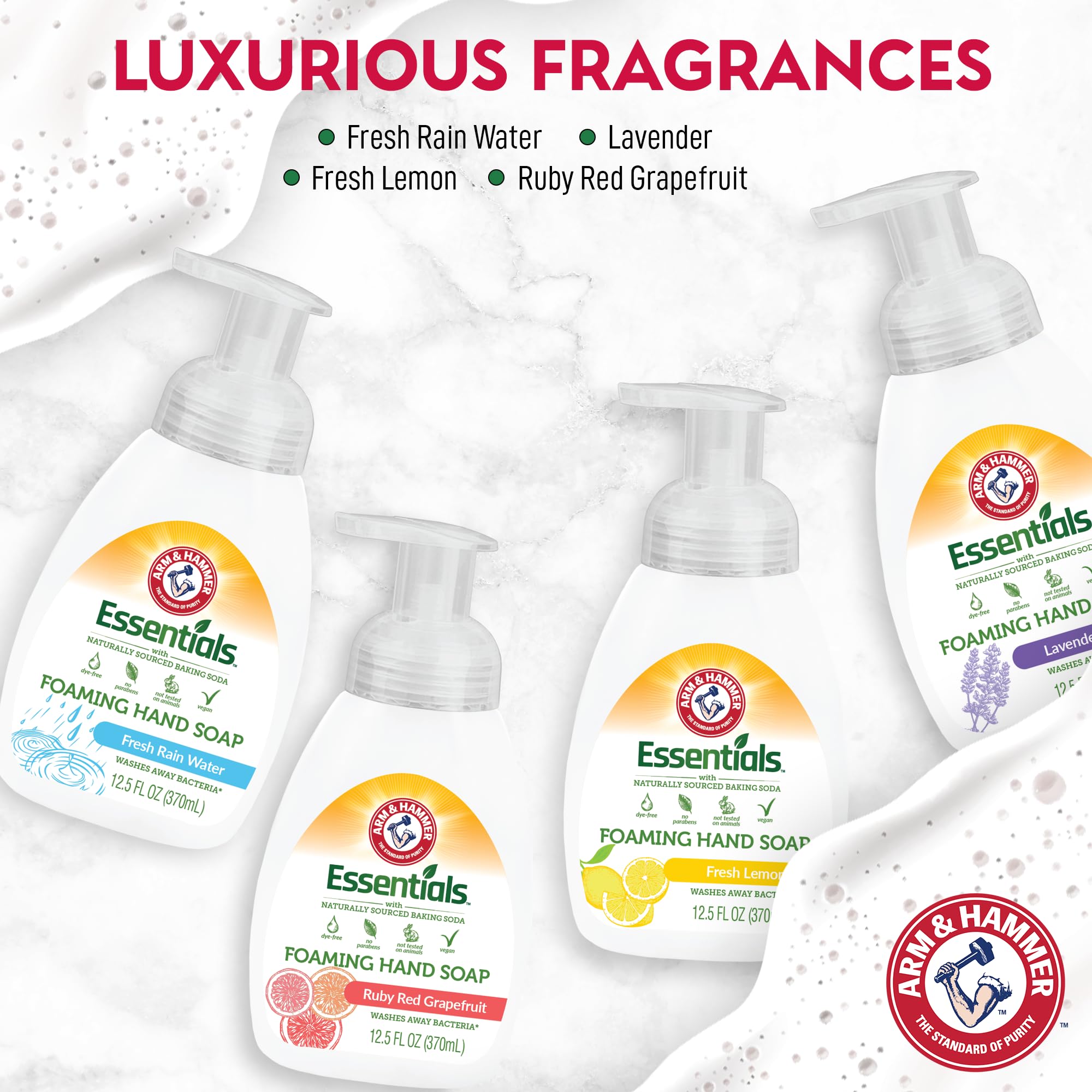 Arm & Hammer bottle beside kitchen sink showing convenient everyday placement benefit