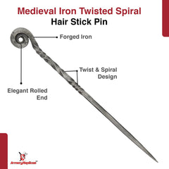 Armory Replicas forged iron texture and finish highlighting durable construction and authentic look