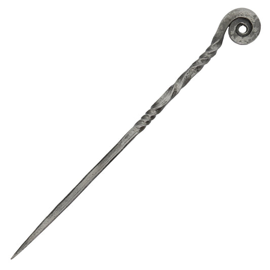 Armory Replicas front view of Charming Countess hair stick showing elegant shape and reliable hold
