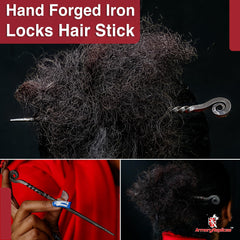 Armory Replicas hair stick held in hand to show 7.5-inch scale and comfortable weight