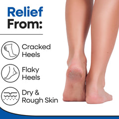 ARMSTRONG AMERICA close-up of gel heel texture for deep hydration