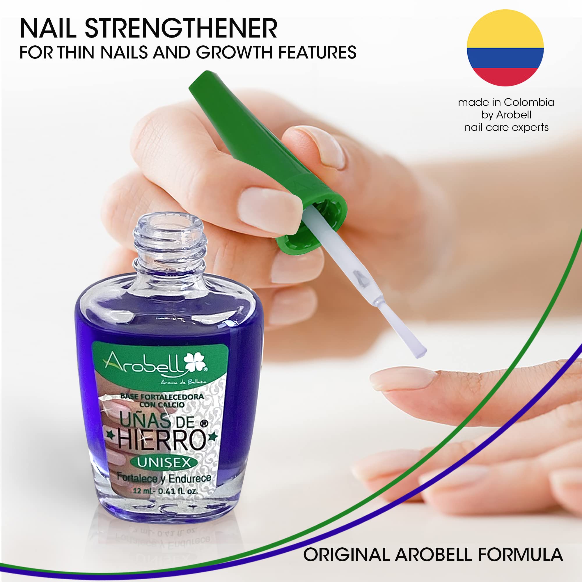 Arobell clear polish texture demonstrating smooth, non-streaky finish