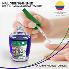 Arobell clear polish texture demonstrating smooth, non-streaky finish