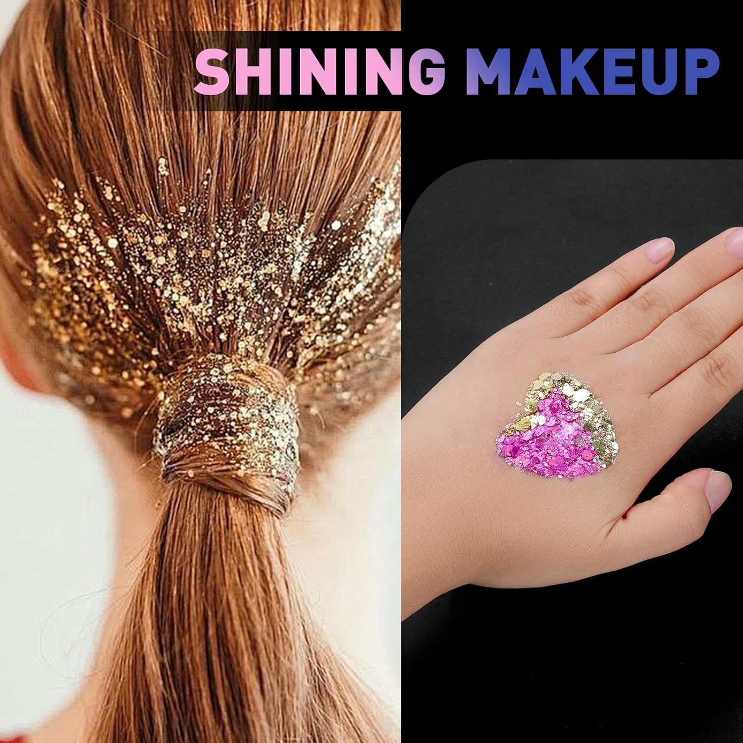 AROIC eye makeup with flag-theme accents offering precise patriotic sparkle