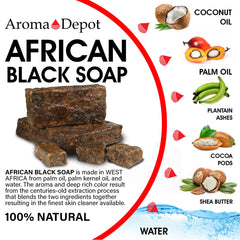Aroma Depot single 8oz bar wrapped in shrink film for protection