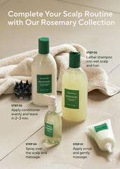 AROMATICA application on scalp being massaged for targeted scalp treatment