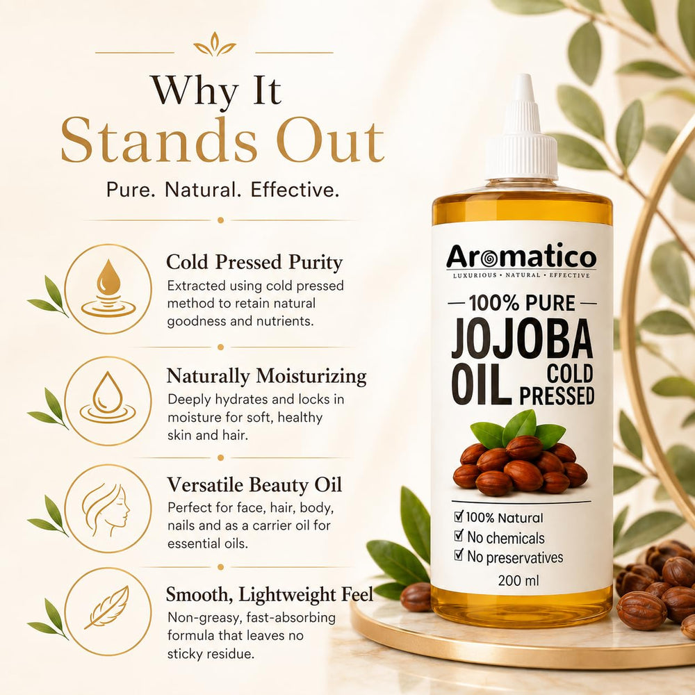 Aromatico applied to hair ends illustrating smoother, shinier results
