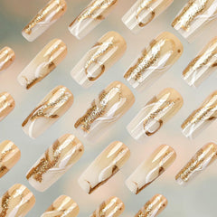 AROVFAM gold vine glitter texture close-up offering eye-catching sparkle