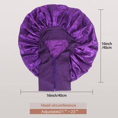 Arqumi large cap worn showing full coverage for long hair