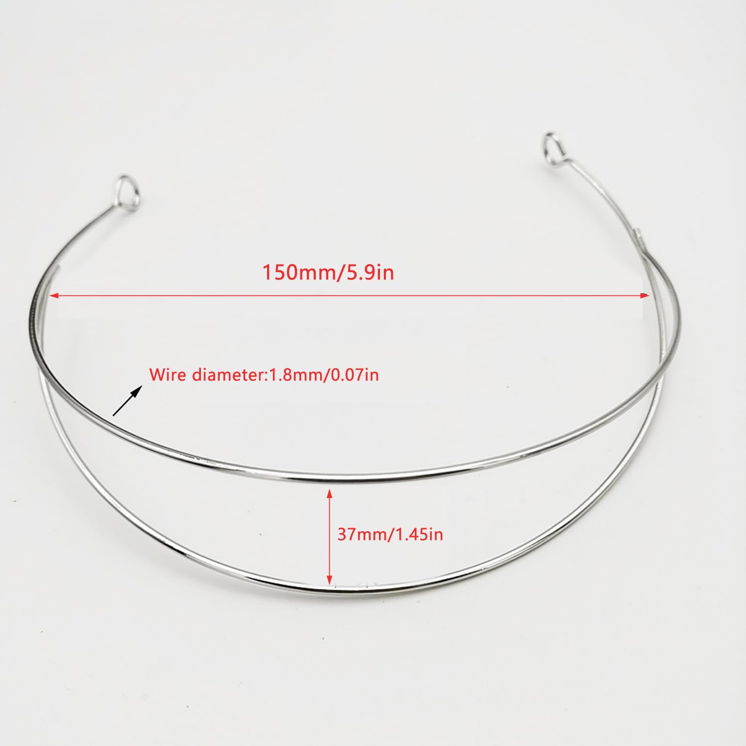 ArrErr close-up of double-layer metal wire structure highlighting strength for embellishments