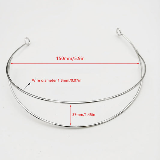 ArrErr close-up of double-layer metal wire structure highlighting strength for embellishments