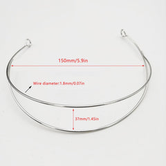 ArrErr close-up of double-layer metal wire structure highlighting strength for embellishments