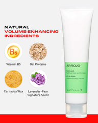 ARROJO hands applying paste to hair, demonstrates easy workability benefit