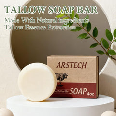 arstech rich lather in hand demonstrating gentle effective cleansing