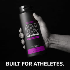 Art of Sport pump dispensing gel texture demonstrating easy one-handed use and effective lather