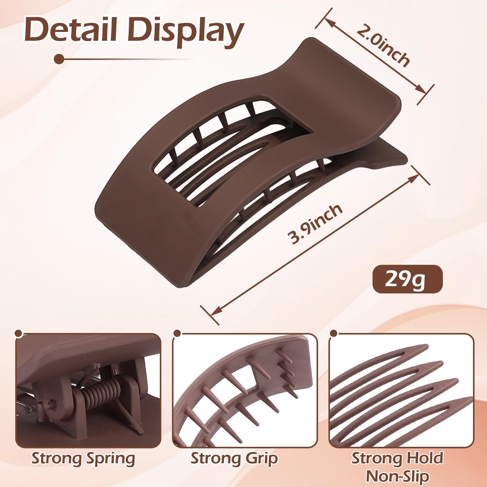 Artchita clip securing an updo in place for comfortable, all-day wear benefit
