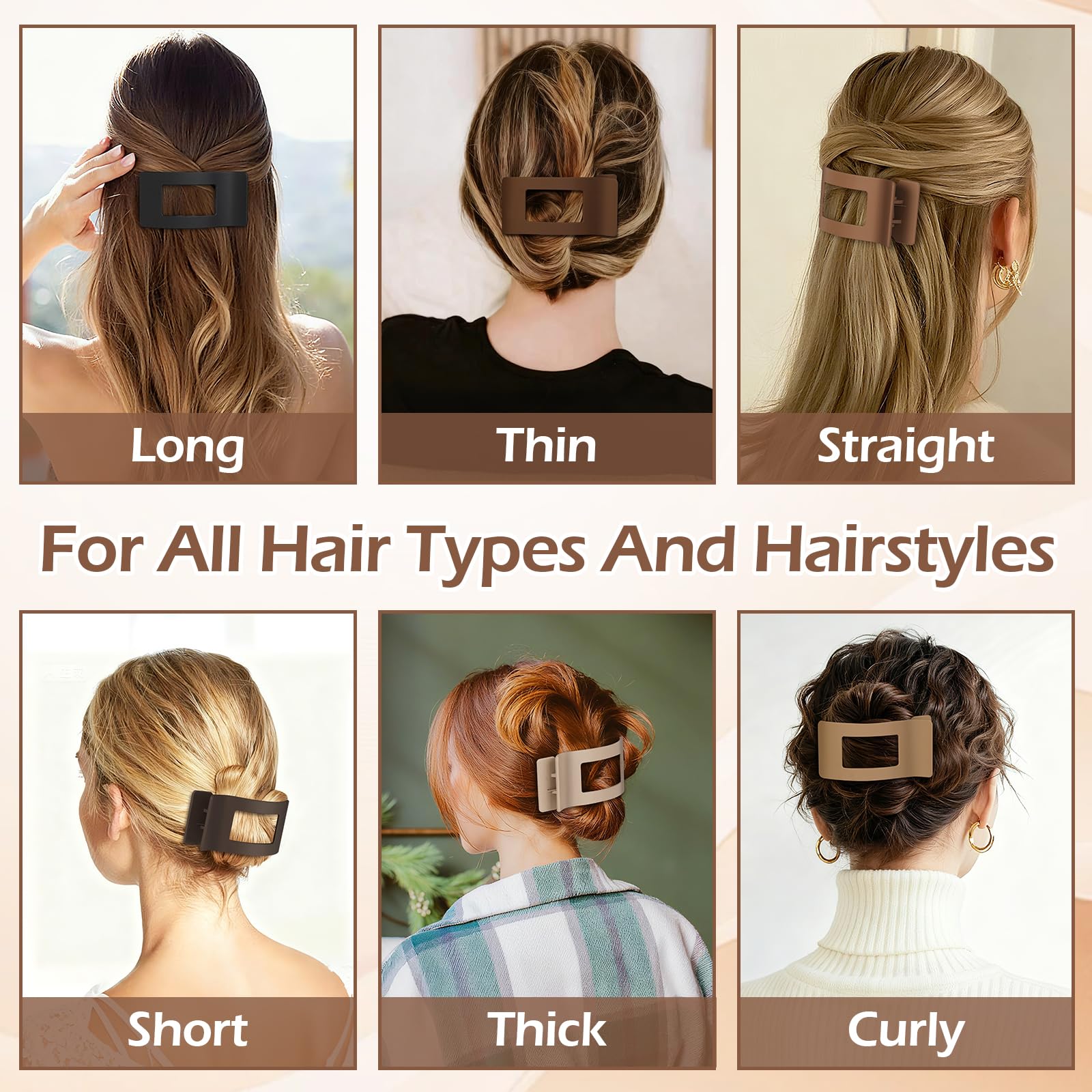 Artchita clip securing a low bun for all-day hold and minimal bulk
