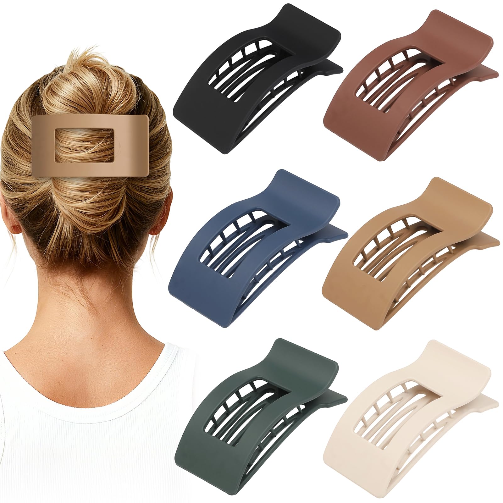 Artchita front packaging showing six matte color clips and quick benefit
