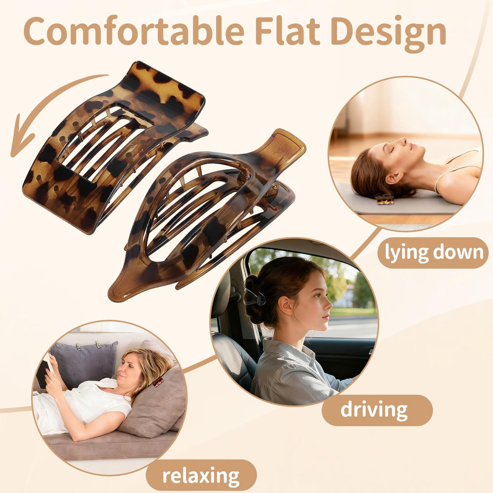 Artchita square flat clip close-up showing compact design and secure hold