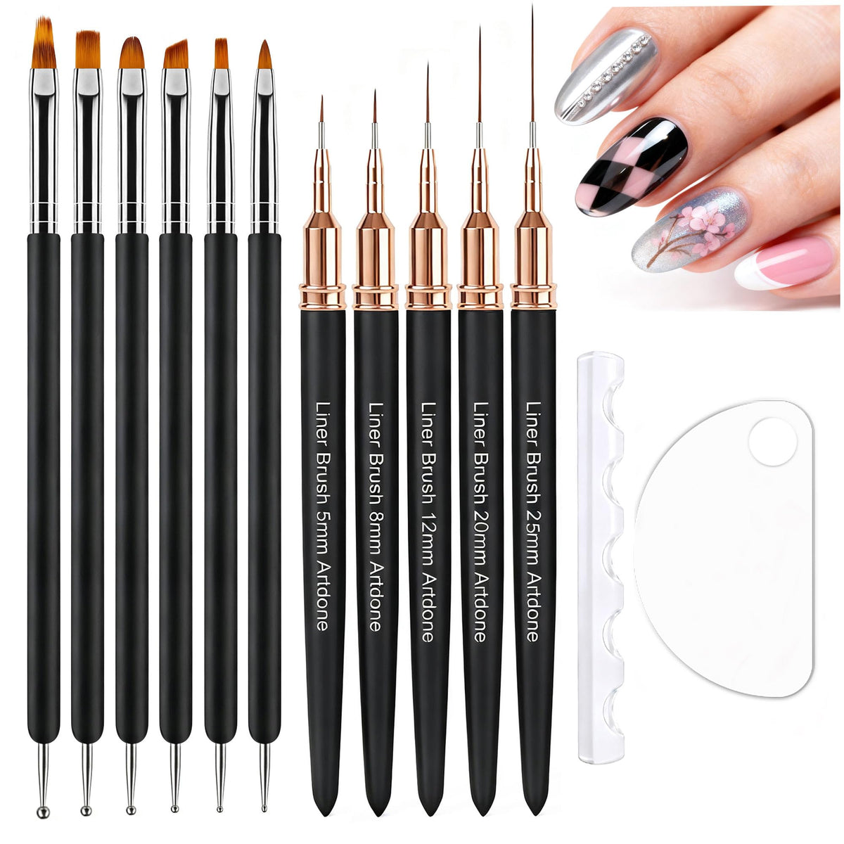 Artdone front packaging showing full 11-piece set and neat layout, improving purchase confidence