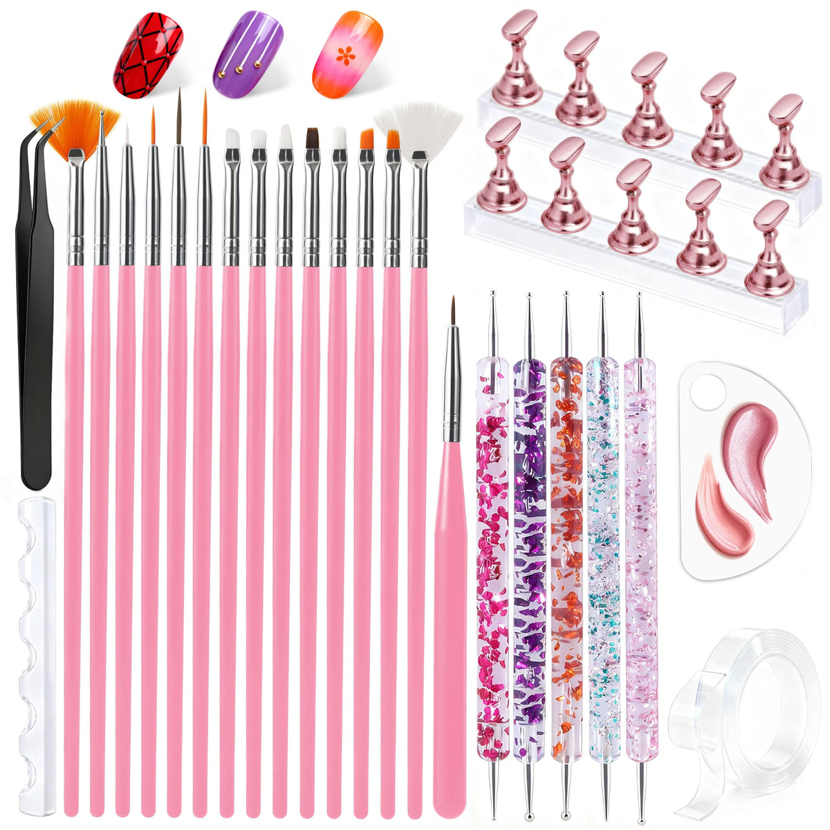 Artdone front packaging showing full tool set and included accessories for convenience