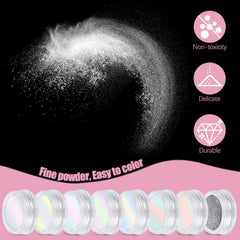 Artdone nail artist applying powder demonstrating easy at-home use
