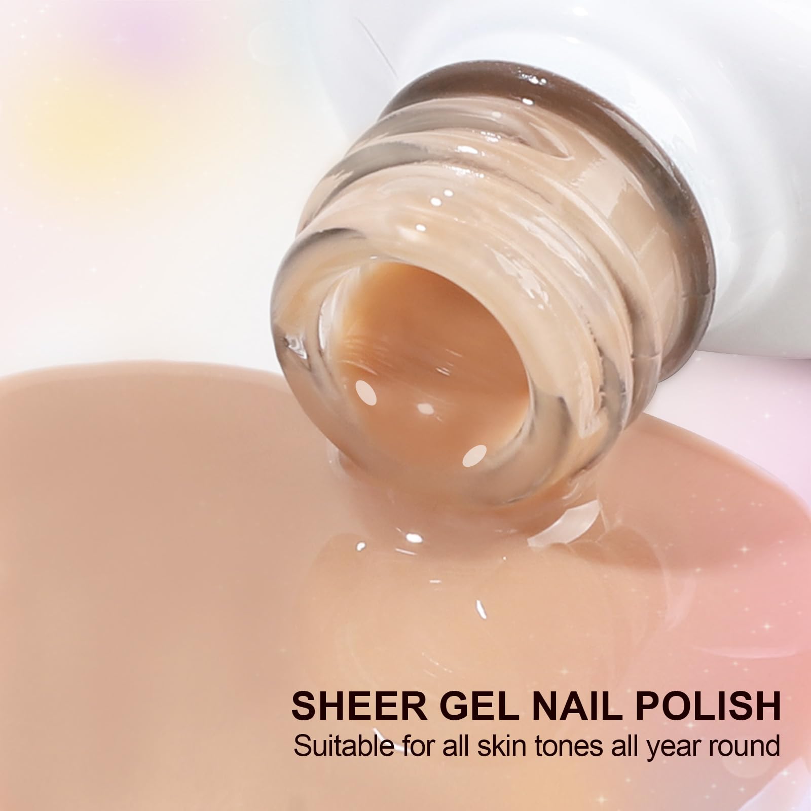 Artdone open pot texture close-up displaying sheer milky gel consistency and smooth finish
