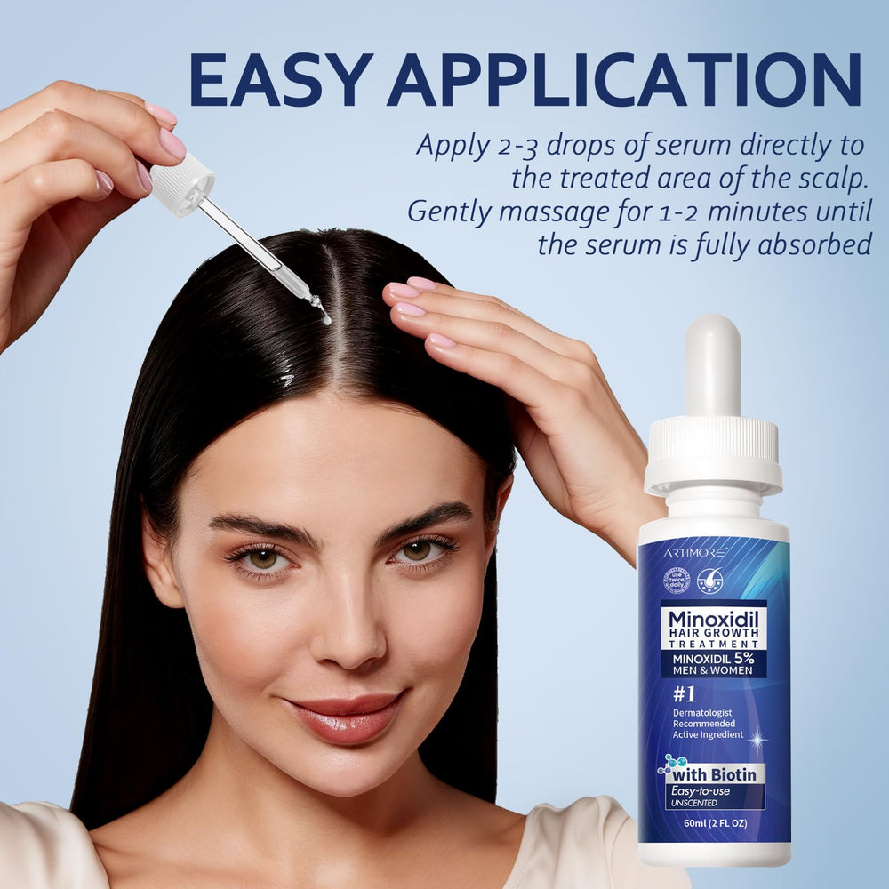 Artimore ingredients label featuring biotin, castor oil, and hydrolyzed collagen benefits