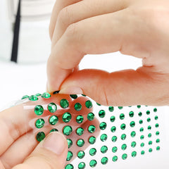 artistbeauty size scale comparison showing four gem diameters and quantities