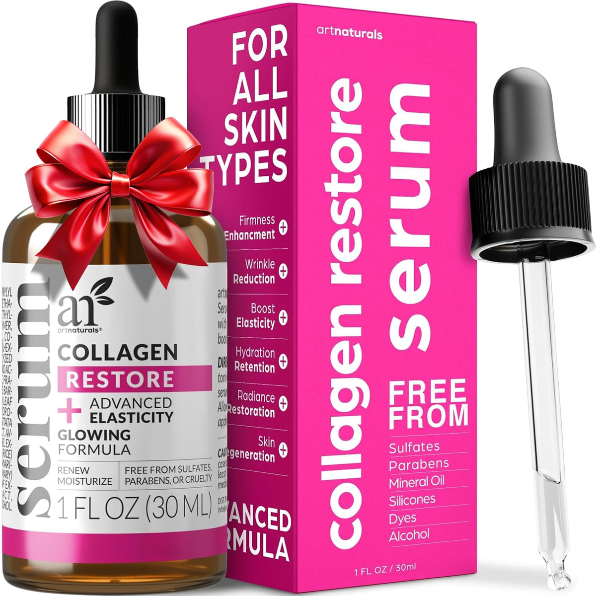 Artnaturals front packaging showing bottle and label for easy identification