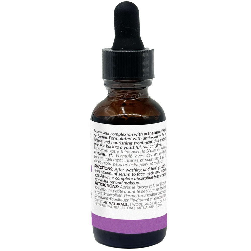 ArtNaturals close-up of product label highlighting key active ingredients