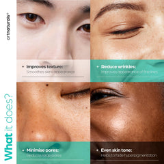 Artnaturals serum applied to hand demonstrating smooth, non-greasy finish