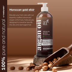Artnaturals shampoo paired with conditioner showing complementary hydration benefits