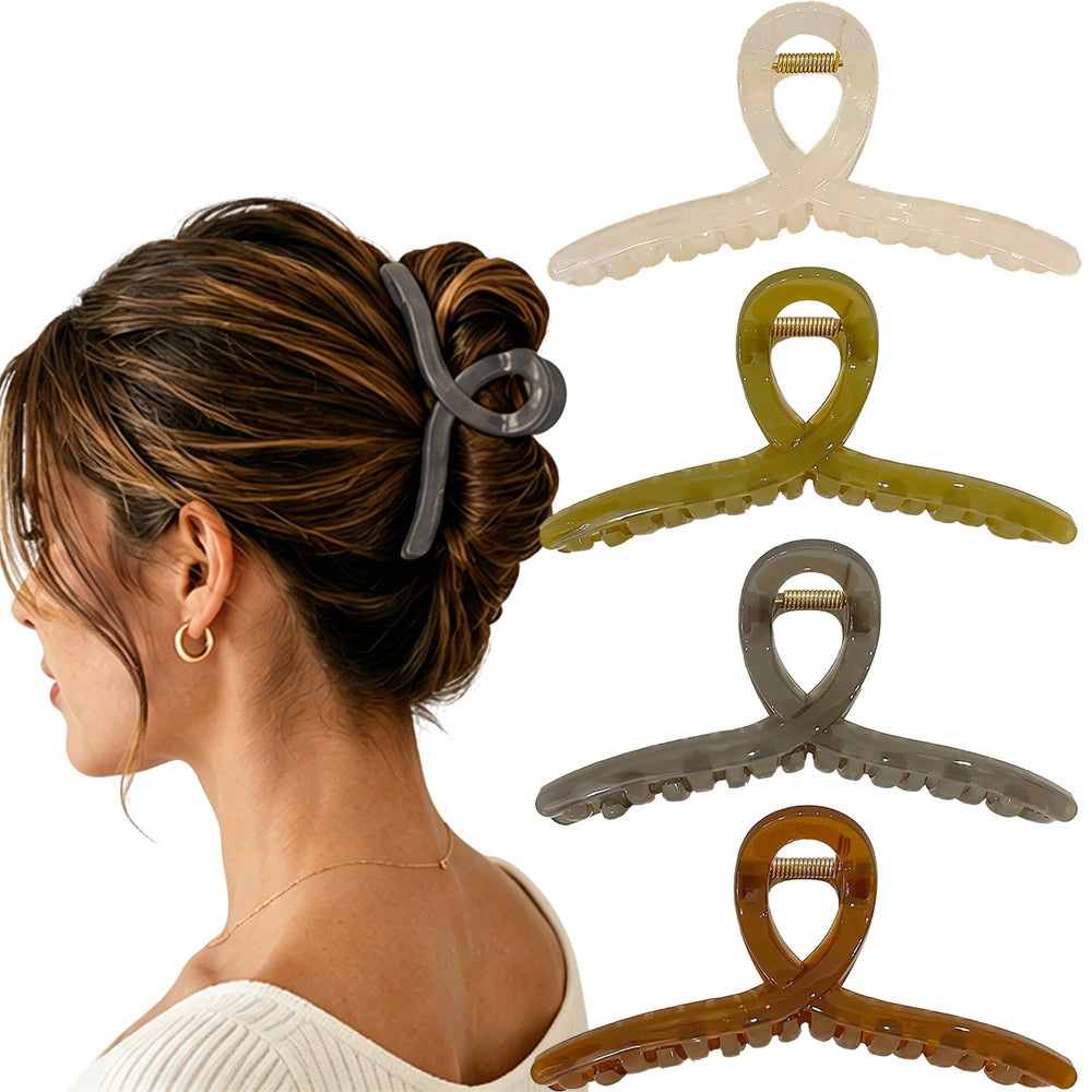 Artocery front view of four 5.1-inch clips showing colors and packaging for easy selection