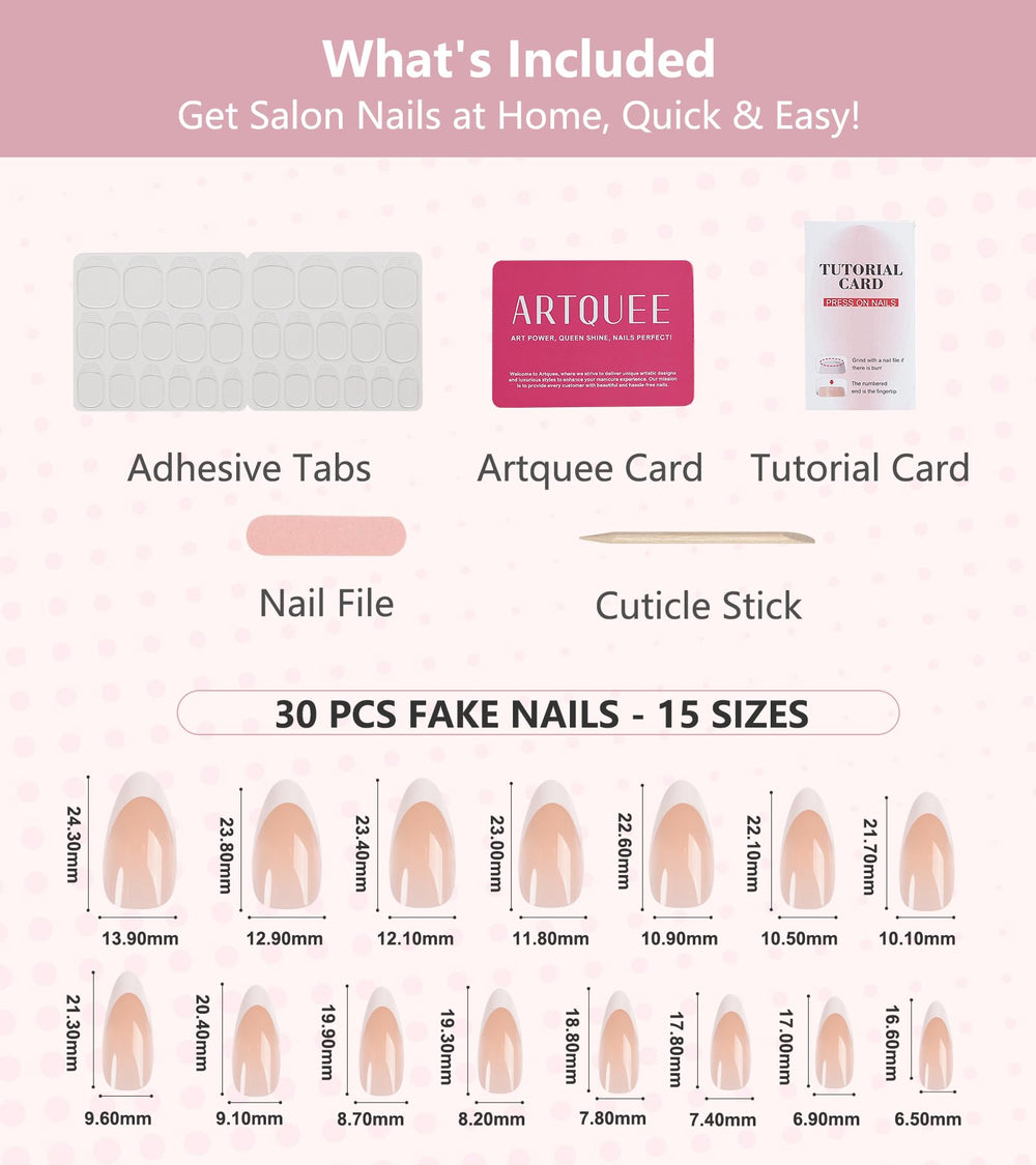 Artquee application scene pressing a nail tip on for fast salon-style results