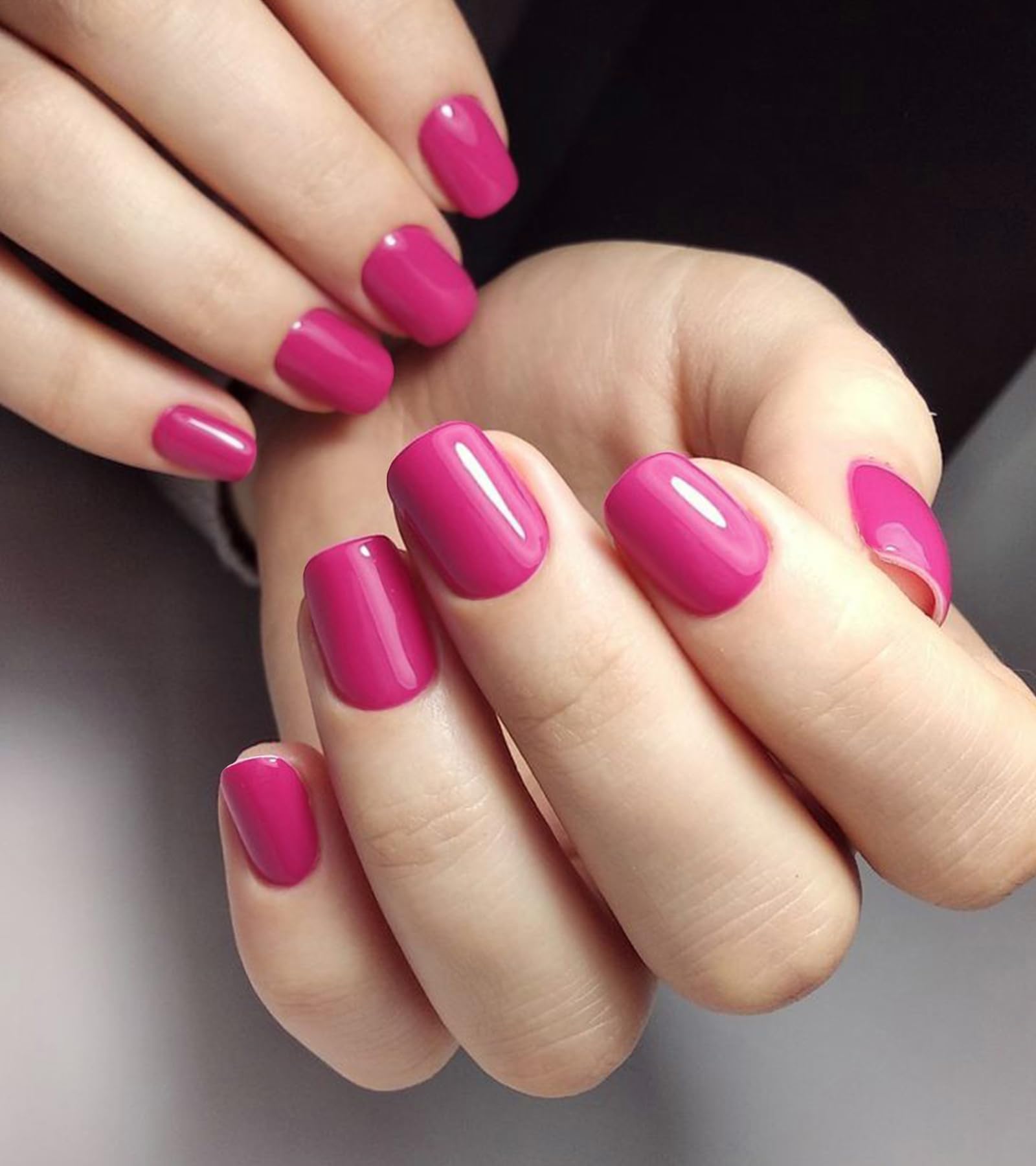 Artquee close-up of glossy hot pink finish highlighting high-shine durability