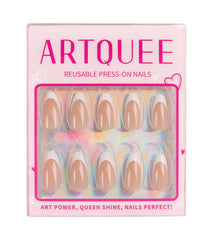Artquee lifestyle photo of woman wearing nails boosting polished look