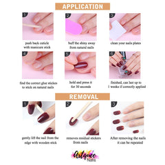 Artquee lifestyle wedding-ready nails styled on hands for elegant event look