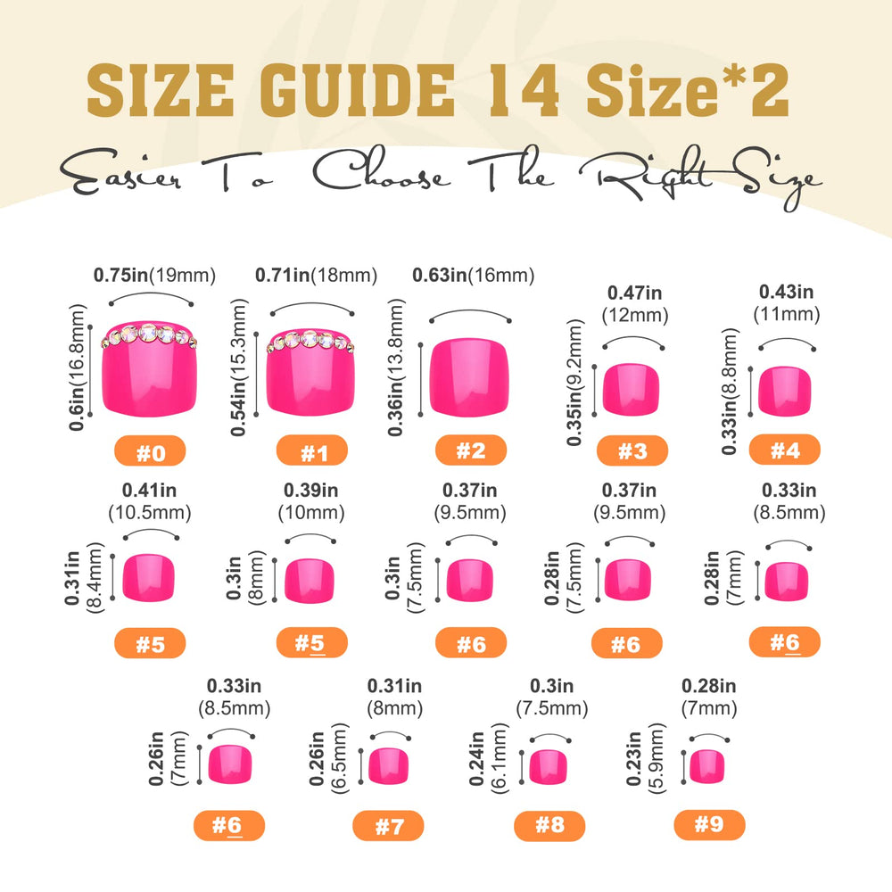 Artquee toenail next to a ruler showing scale and accurate sizing benefit