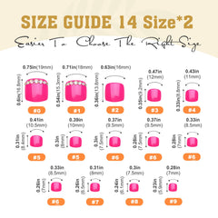 Artquee toenail next to a ruler showing scale and accurate sizing benefit