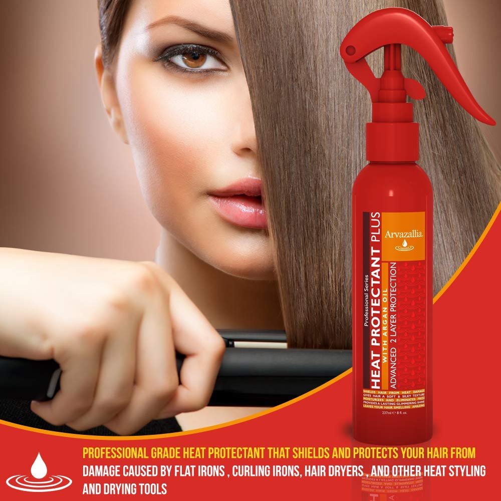 Arvazallia argan oil ingredient detail highlighting nourishing oils for softer hair