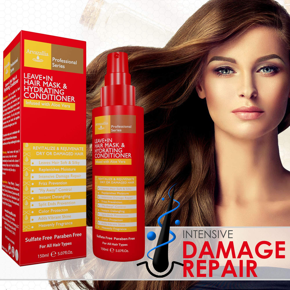 Arvazallia before and after hair illustrating smoother finish benefit