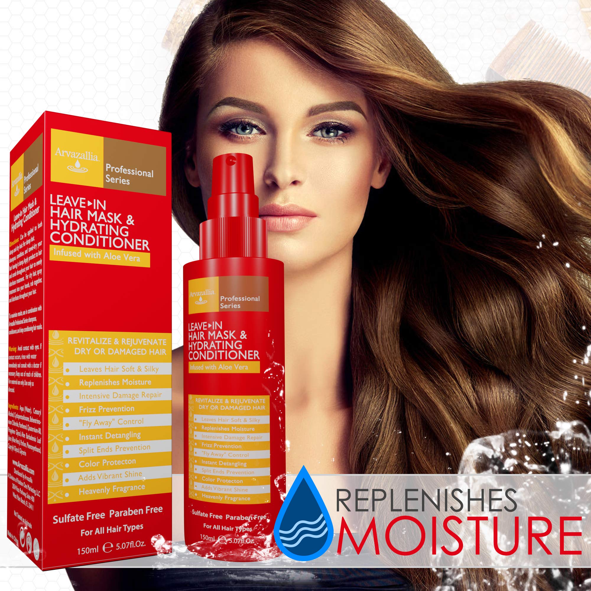 Arvazallia product texture on hand showing lightweight hydration benefit