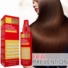 Arvazallia spritz on damp hair showing detangling benefit